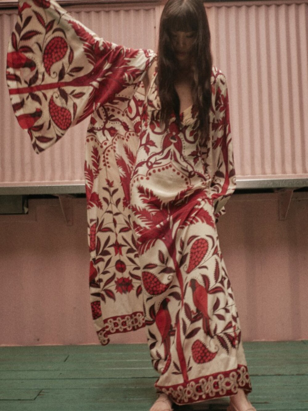 Johanna Ortiz Vin Du Maroc Silk Maxi Dress - Picture 7 of 9